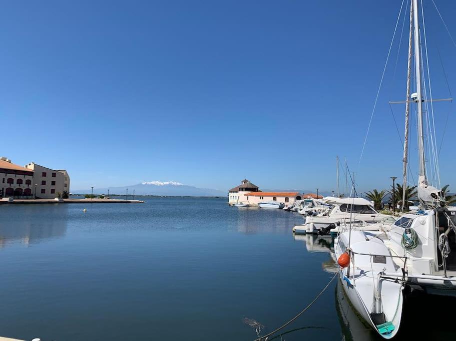 T2 Neuf + Bateau / Piscine Super Infrastructures Apartment Le Barcarès Екстериор снимка